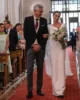 Classy Elegant Wedding Dresses For Women 3/4 Long Sleeves Pleats Civil Bridal Dresses Formal Wedding Brides Gowns Customized 6