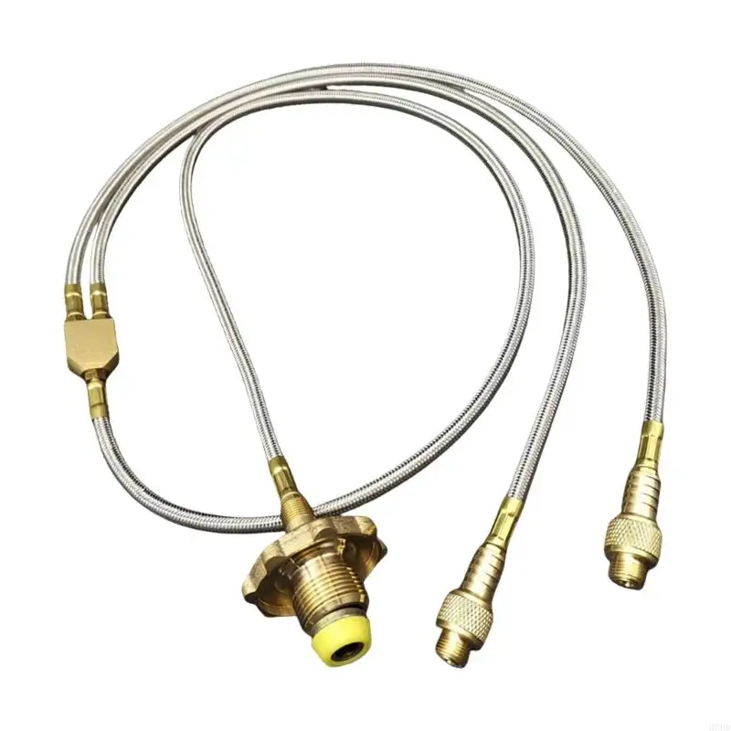 Haltbarkeit Splitterrohrgasventile Vielseitige Kochgasventile Outdoor -Adapter für Camping -Enthusiasten 69HD – Detail 2