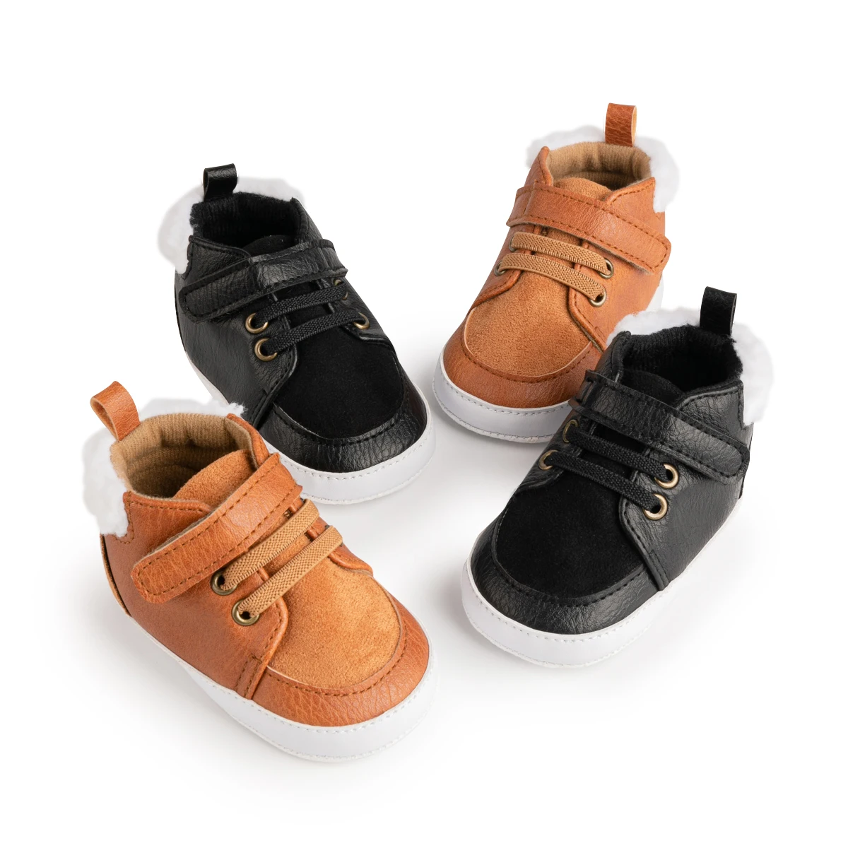 Kidsun Casual Baby Shoes Sneakers Winter Plus Cotton Warm Shoes Stivali Baby Girl Boy Solid Toddler Scarpe Da Bambino Antiscivolo