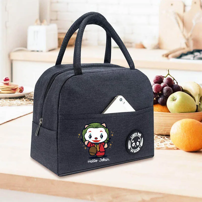 

HelloKittys Insulated Lunch Bag Bento Pack Aluminum Foil Rice Bag Meal Pack Student Bento Cute Lunch Thermal Insulation Bags