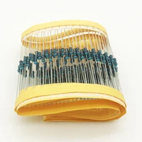 100Pcs 1/4w Metal Film Resistor 1% 10 ohm - 2.2M Ohm 1R 10R 100R 220R 1K 10K 100K Resistance - Image 4