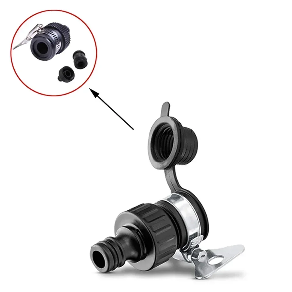 Threadless Tap Adaptor Easy Installation Without Tools Compatible with All Click Systems Fit Various Hose Diameters