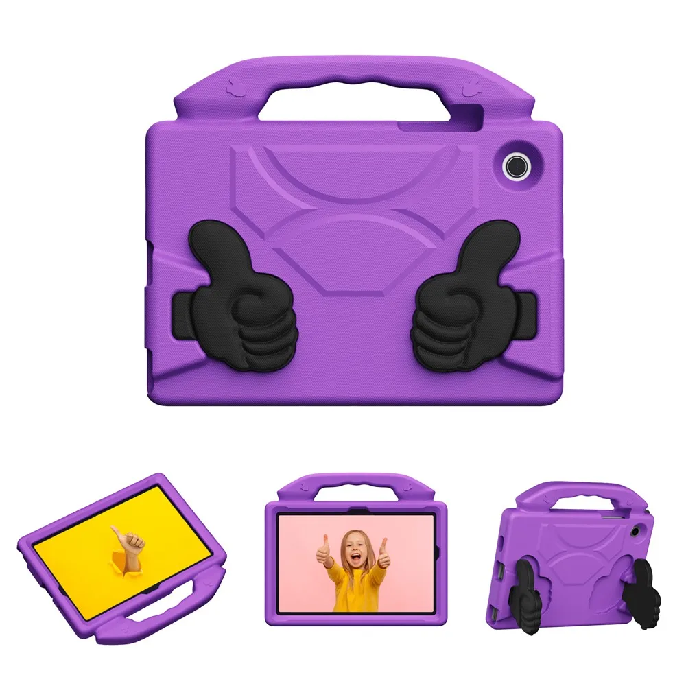 Rugged Silicone + PC Protective Case for Samsung Galaxy Tab A8 10.5 inch (2022) - Spider Design