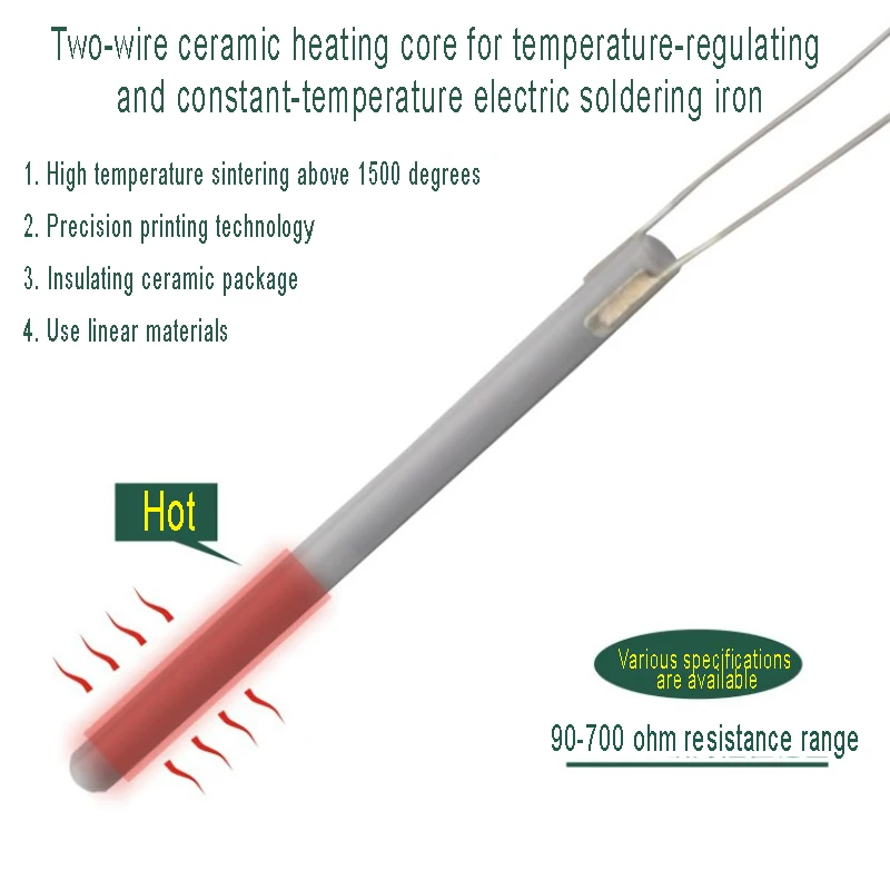 

5Pcs/Lot Adjustable Temperature Electric Soldering Iron Heater 110V 220V 60W Ceramic 1321 Heating Core