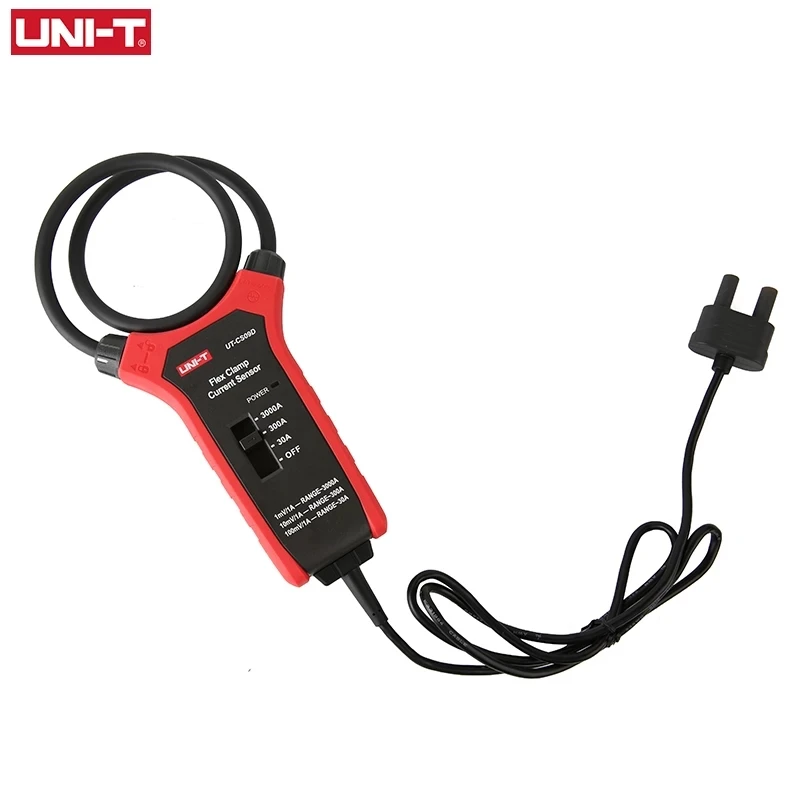UNI-T UT-CS09D AC 전류 플렉시블 클램프 계량기 플렉스 클램프 센서, 전류계 주파수 계량기 UT206B UT208B 적용 가능, 3000A