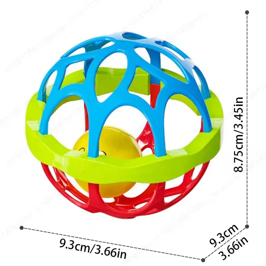 5/10pc Baby Rattles 0 12 Months Baby Educational Toys Shaker Grab Spin Set Sensory Educational Newborn Gift for Infant Boy Girls - 6