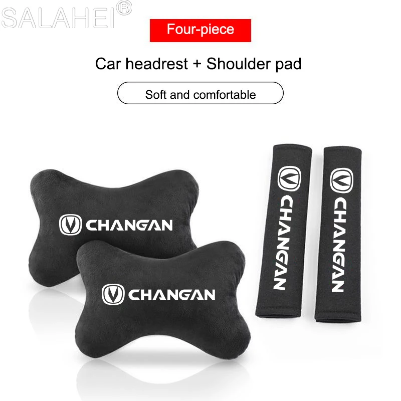 자동차 안전 벨트 어깨 패드, 안전 핸들 커버, 머리 받침 목 베개, 장안 유니크 CS35PLUS CS55 CS75 PLUS Oshan X7 X5