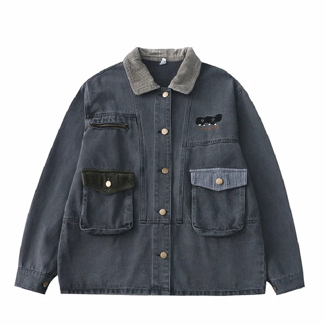 Aggregate more than 169 denim jacket grey colour best