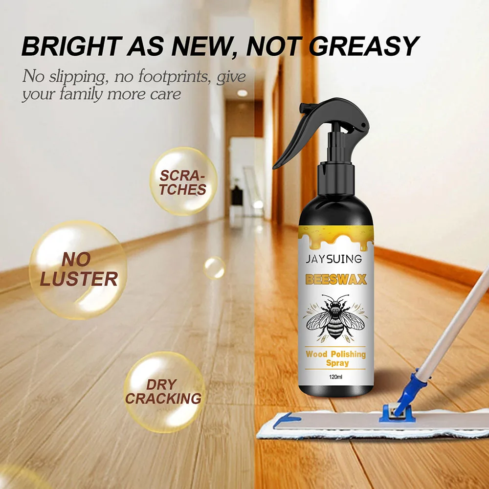 Indoors Floor Polishing Spray Gentle Non-harm To Wood Polishing Liquid For House