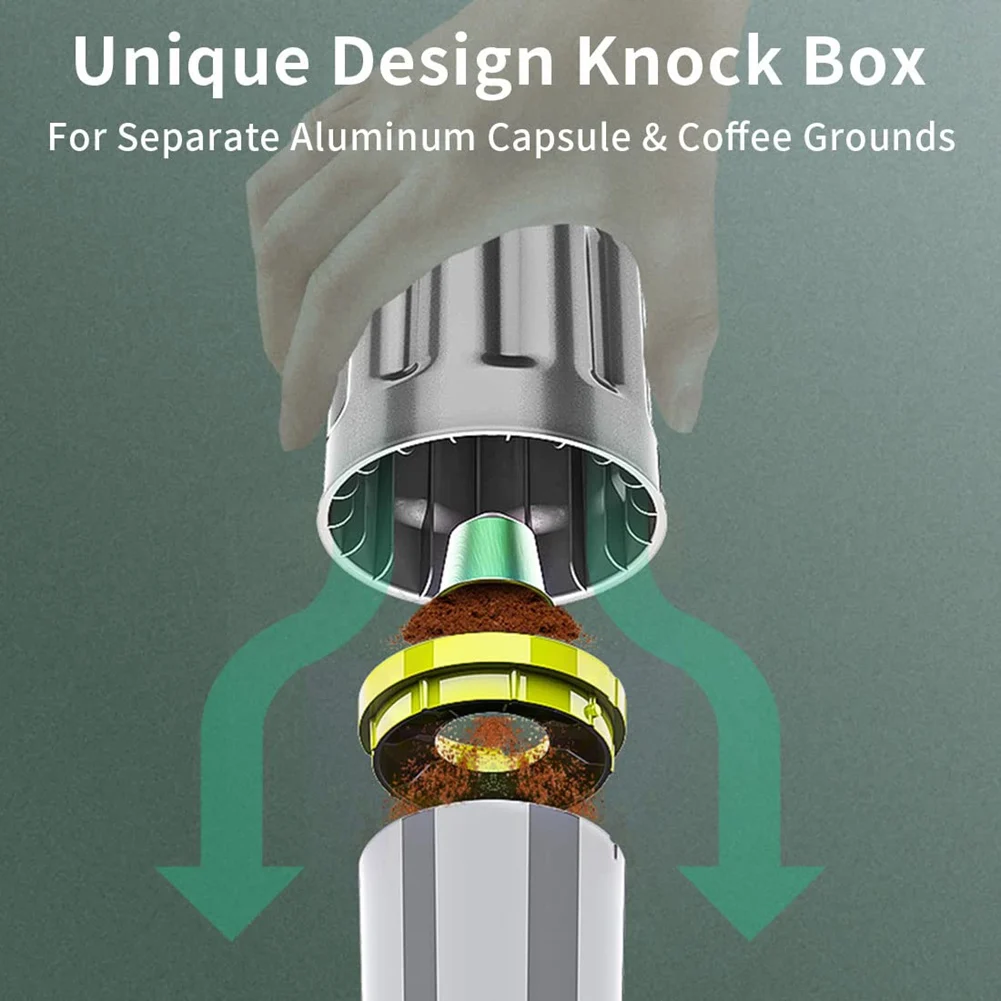 Aluminium Coffee Capsule Recycler Box Small Size Coffee Capsule Recycling Bucket Tool HOT
