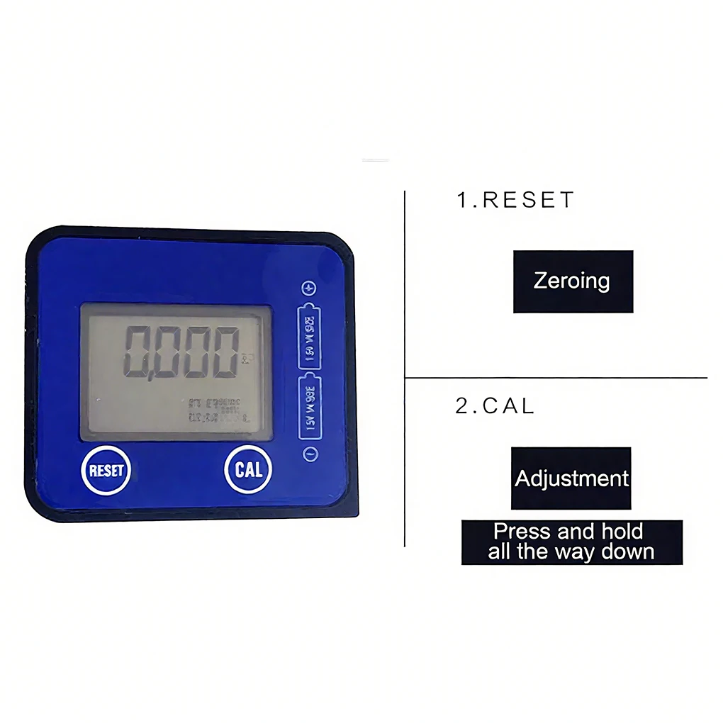 G1/2 Electronic Gear Flow Meter DN15 High Precision LCD Display Flowmeter Flow I