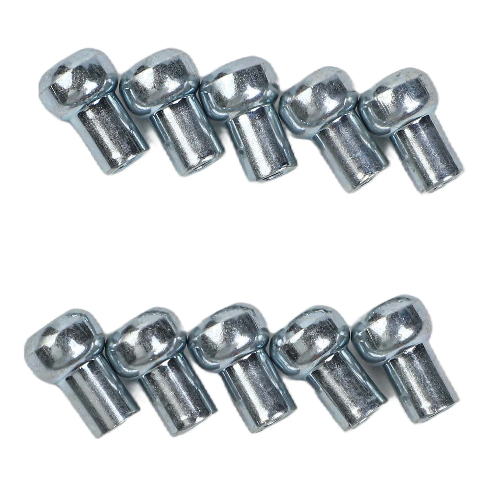 10 Stück Fitnessgerät-Seilzugstopper Kabelkugel-Anschlüsse Drahtverbindungs-Set für 5mm 6mm Kabel Fitnessgeräte – Detail 8
