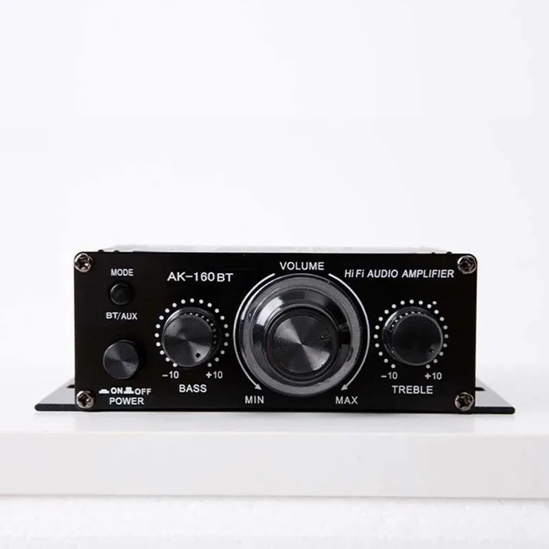 12v 오디오 파워 앰프 홈 파워 앰프 2채널 블루투스 5.0 서라운드 사운드 FM USB 리모컨 미니 HIFI 디지털