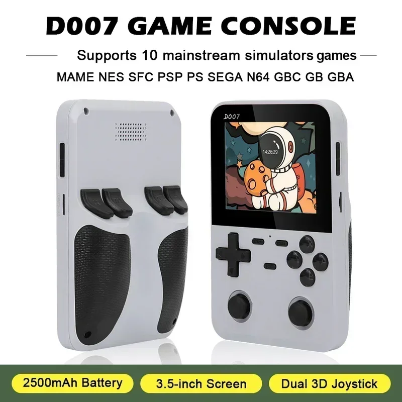 

D007 X6 3.5inch Game Console High Definition Screen Handheld 3d Stereo Sound High Endurance Classic Nostalgic Arcade Game Consol