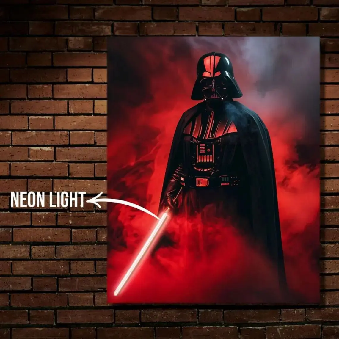 Darth Vader Neon Art Neon Light Wall Art Lightsaber neon sign Led