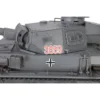 2.4G Henglong 1/16 7.0 Panzer IV F2 RC Tank 3859 FPV 360° Turret Steel Gearbox Speaker BB Pellets Smoke Unit Infrared TH17413 6
