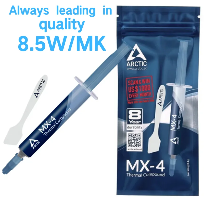 Thermal Paste Processor Arctic Mx4 Thermal Grease Mx4 Grease Paste