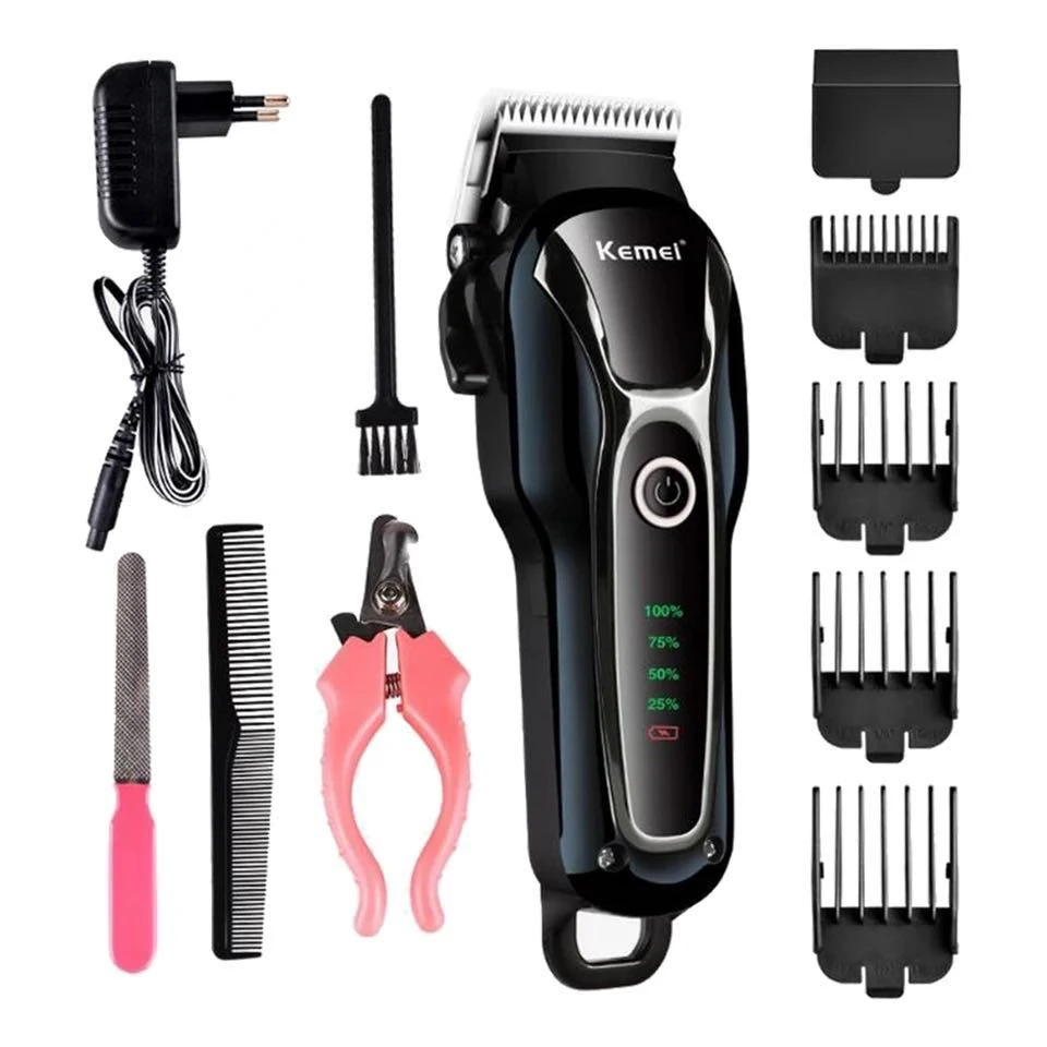 kemei-hair-clipper-for-pet-km-1991-dog-cat-hair-trimmer-with-lit-lon-battery