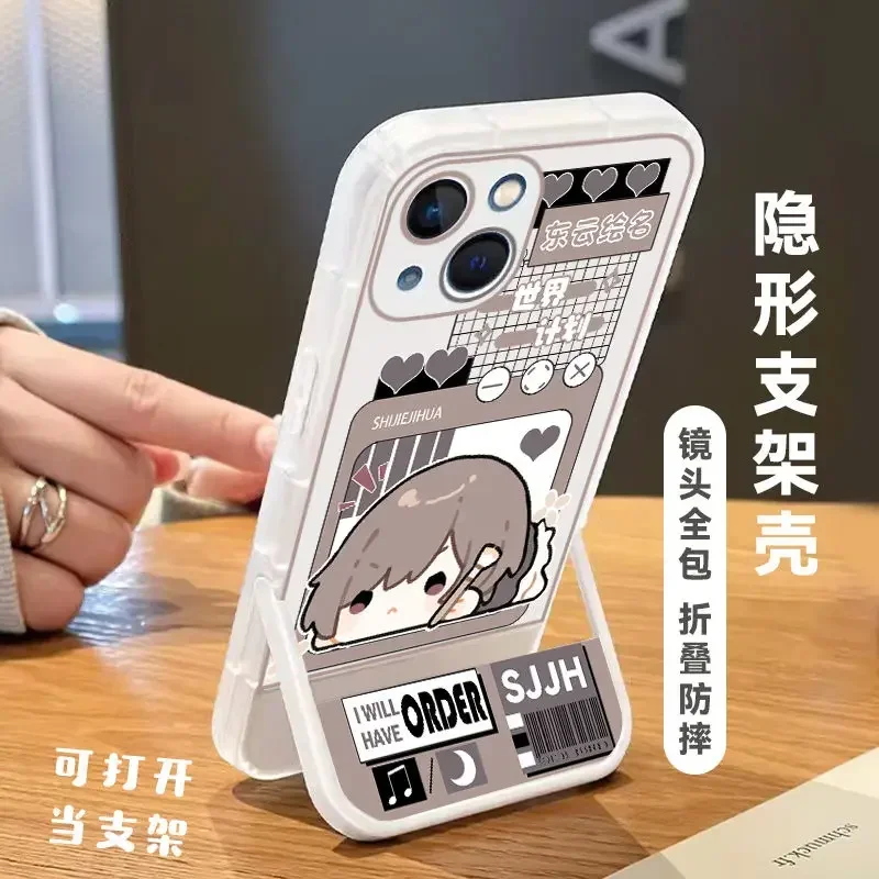 Anime-Inspired Protective Phone Case Featuring Project Sekai Characters Asahina Mafuyu & Yoisaki Kanade