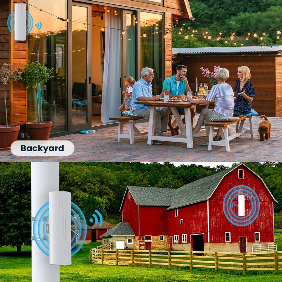 WiFi Extender Repeater 5GHz Wireless Bridge Dual Band WiFi Extender 5km Long Range