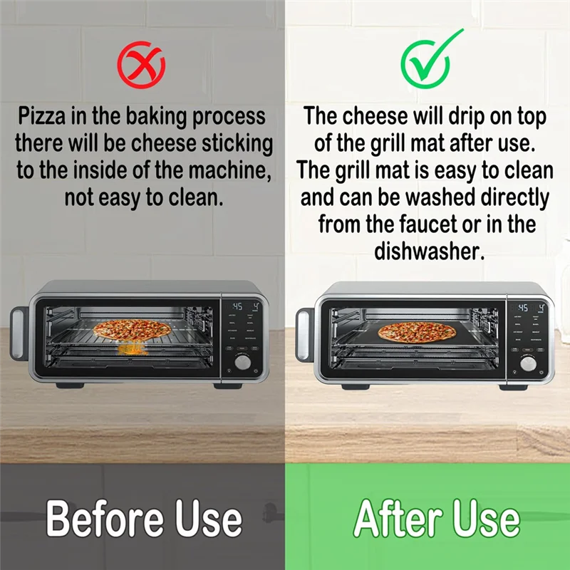 Oven Mat For Bottom Of Oven For Ninja Flip Air Fryer Accessories Baking Mat Sheets Air Fryera52q