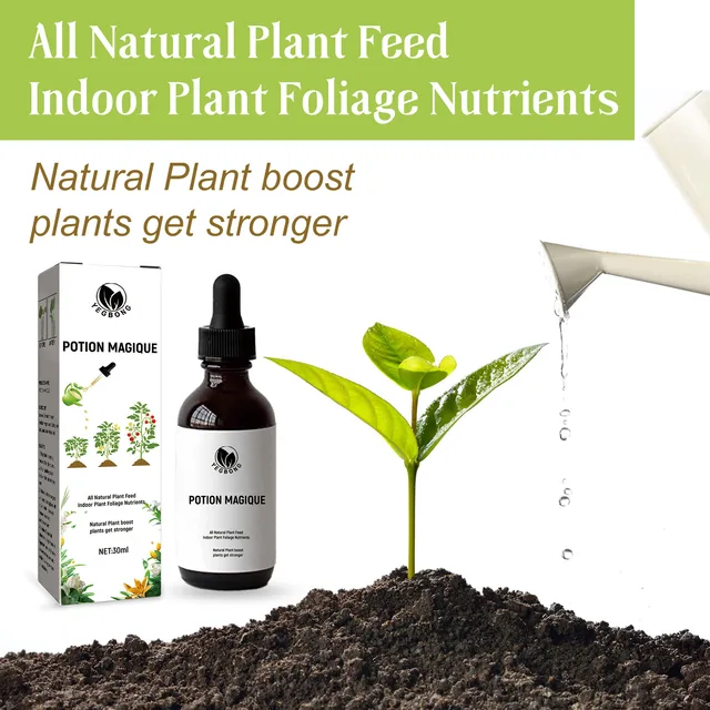 Növények Tápanyagoldat Kerti Lombos Gyors Virág-Elősegítő Növényi Levelek Cserepes Zöld Koncentrált Műtrágya - Image 4