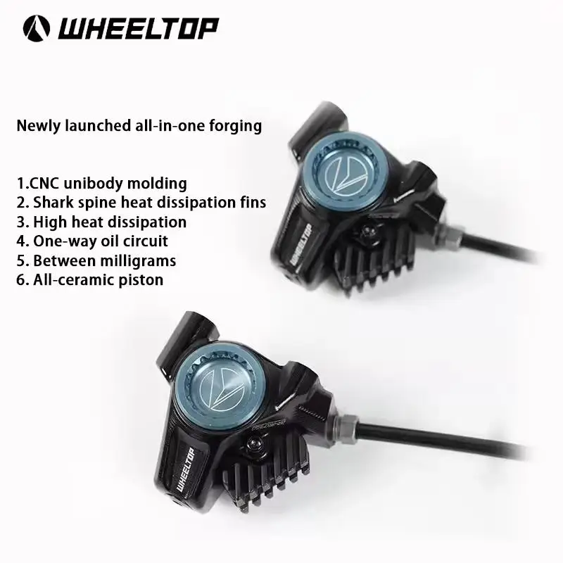 Wheeltop EDS-TX7000/TX7801-Disc Brake Edition/2-7-14 vitesses TX6000 V Brake Edition Kit de vélo de route en céramique en fibre de carbone grand guide  18