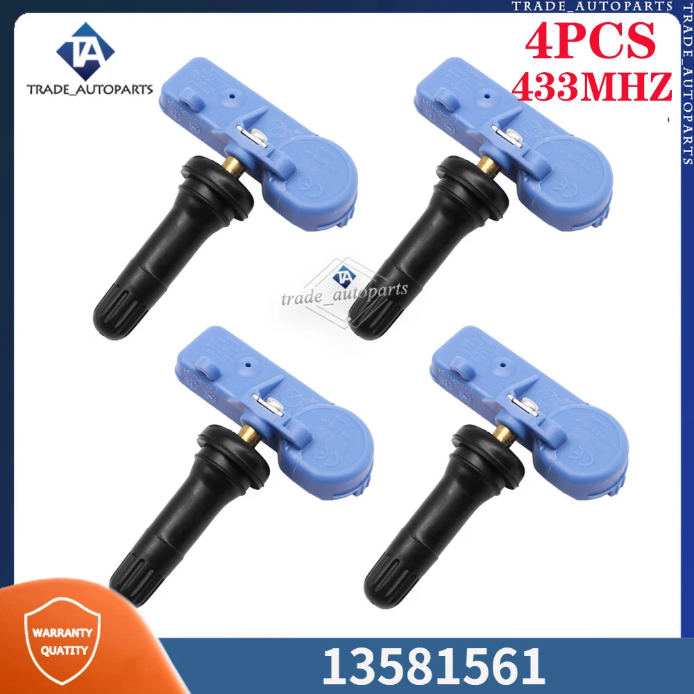 

4 датчика давления в шинах для Cadillac CTS Escalade Chevrolet avalo Camaro Tahoe GMC, 13581561, 20922901, TPMS