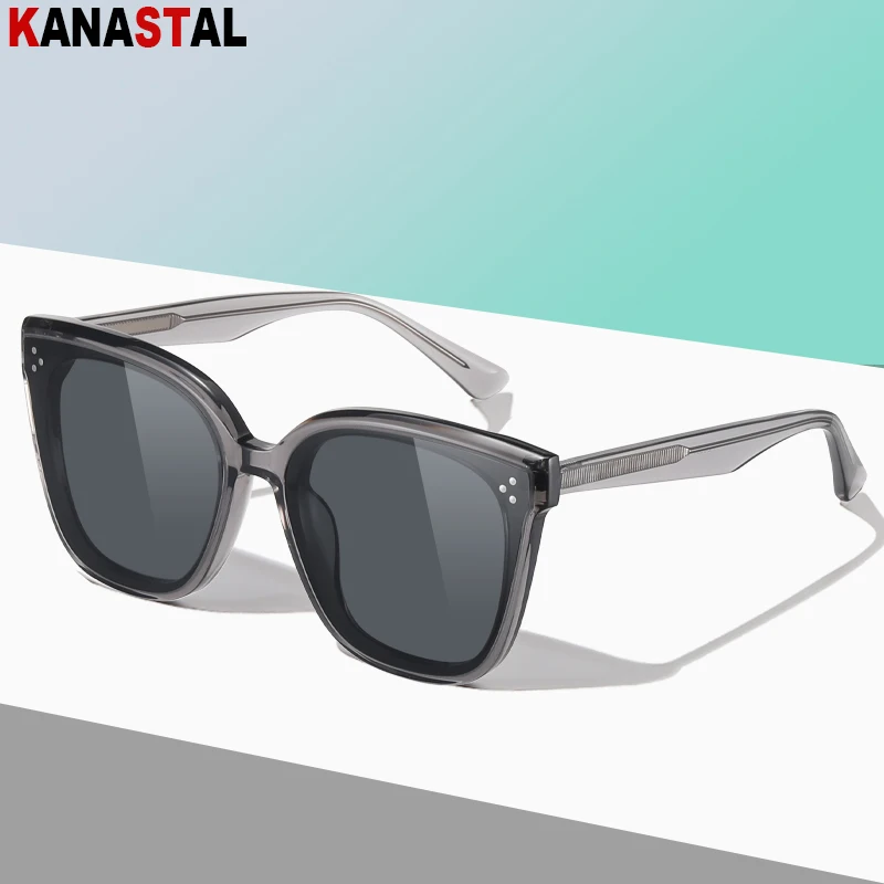 

New Men Polarized Sunglasses Plank Cat Eye Eyeglasses Frame UV400 Trendy Women Sun Glasses Sunscreen Travel Cycling Eyewear