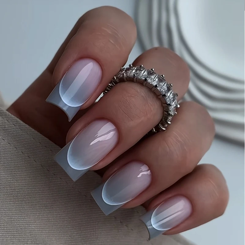 Gradient Color Line Design French Nail Art Stickers Self-adhesive Ail Tips Guides For Diy Decoration Stencil Tools nail stickers nail art tools nail decals