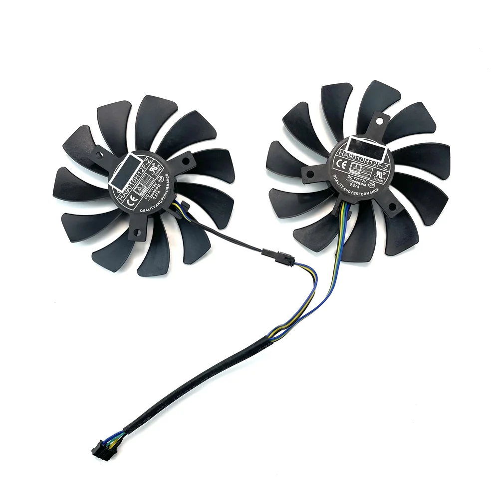 2pcs 85MM HA9010H12F-Z 4Pin GPU Cooler Fan For MSI GTX 1060 OC 6G GTX 960 P106-100 P106 GTX1060 GTX960 Graphics Card gpu fan