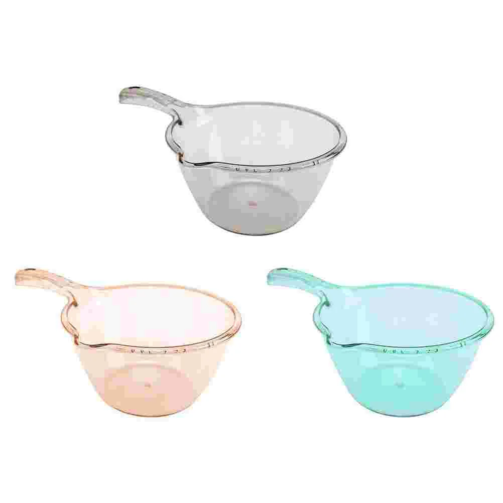 3 Pcs Water Spoon Soup Ladle Practical Accessories Kitchen Scoop The Pet Plastic Transparent Baby