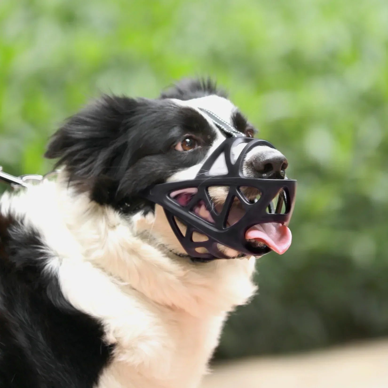 4Sizes Dog Muzzles Anti Biting Pet Mouth Mask Small Medium Large Dogs Stop Barking Chewing Adjustable Soft Silicone Mouth Basket with dog muzzle