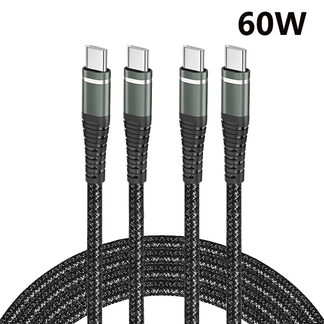 ตัวเลือกสินค้า สายชาร์จเร็ว 100W สายถักไนลอน ชาร์จได้ทุกอุปกรณ์