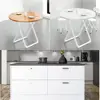 PVC DIY Pearl Film Waterproof Wallpaper Room Self-adhesive Black White Wardrobe Kitchen High Gloss Paste Furniture Wall Stickers 3