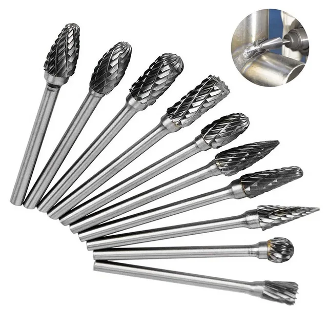 1pc 3x6mm Tungsten Carbide Burrs Rotary Drills Die Grinder Carving Bits Double Cut Tungsten Steel Grinding Head Hard Alloy Files 3
