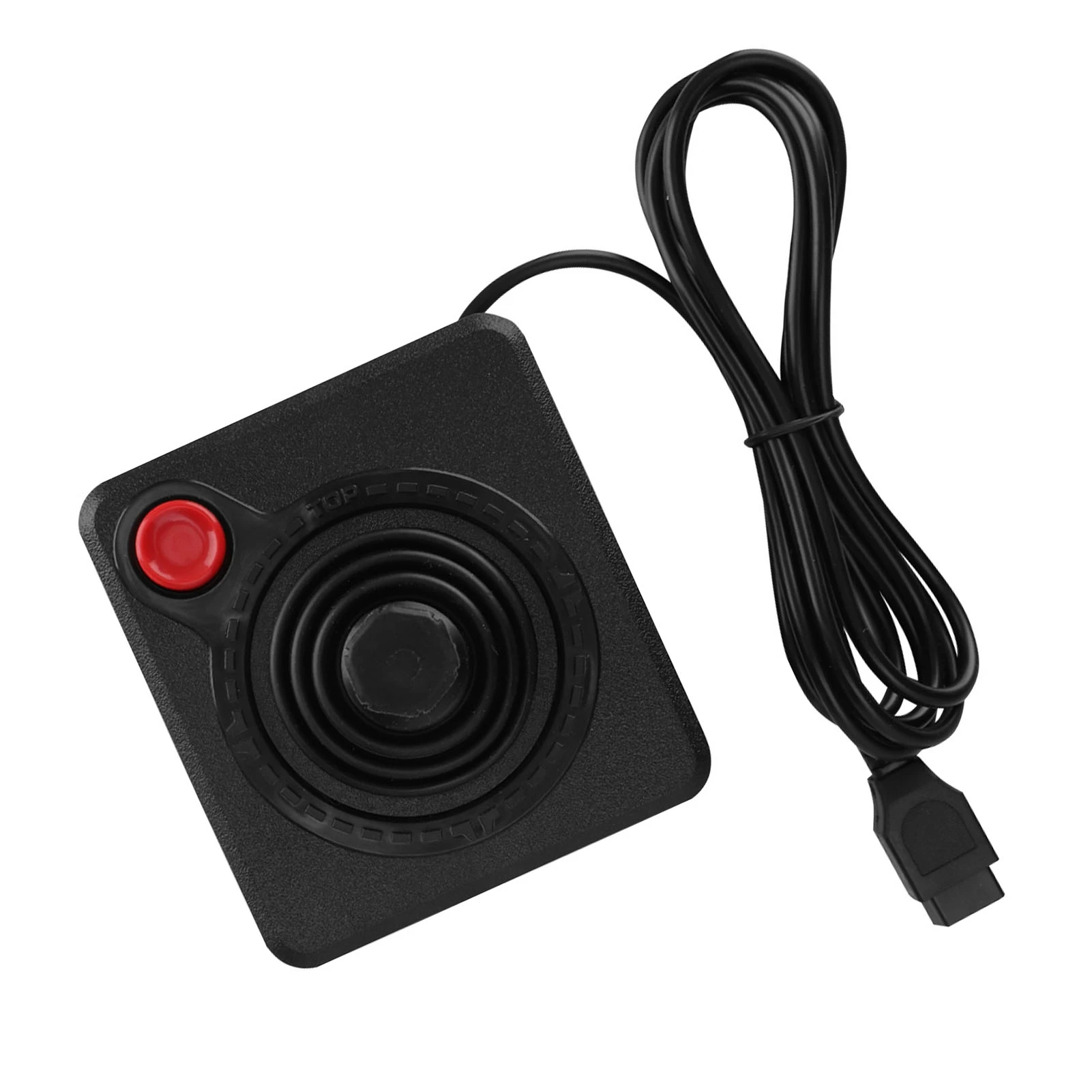 내마모성 ABS 360 컨트롤러 레트로 클래식 무선 컨트롤러 아날로그 스틱 친화적인 재료 Atari 2600에 편안함