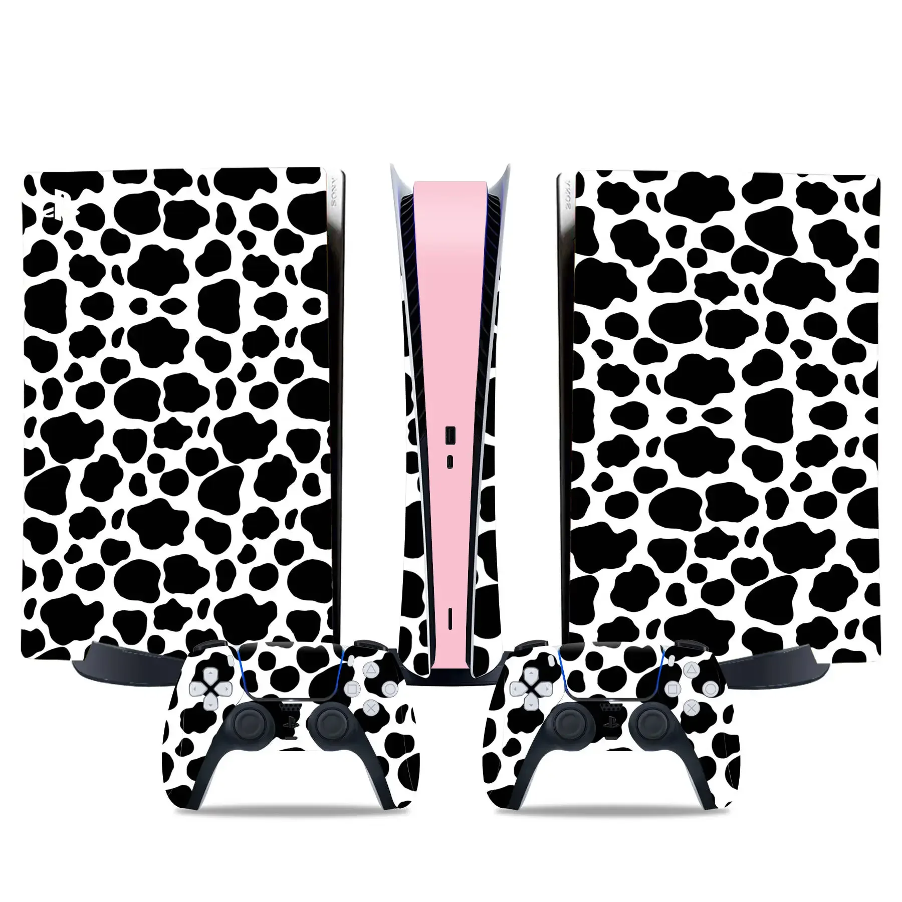 Nuovo Design Decalcomania Pelle Per Ps5 Digital Edition Skin Sticker + 2 Pezzi Controller Skin Per Ps5 Digital Edition Accessori Di Gioco