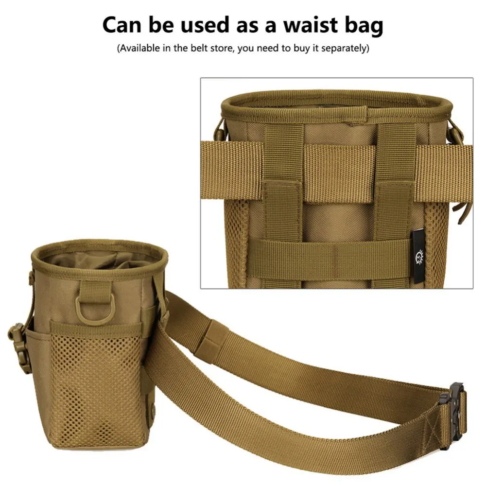 Molle System Hunting Tactical Airsoft Accessories Bag Magazine Dump Drop Pouch Recycle Waist Pack Ammo Bags 6