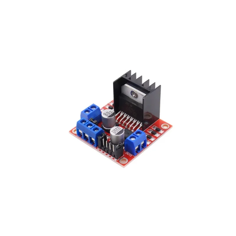2PCS L298N DC 모터 드라이브 스테퍼 모터 지능형 자동차 모터 제어 모터 드라이버 보드 모듈 L298N