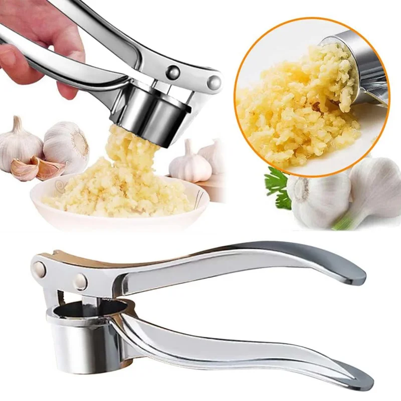 Stainless Garlic Press Nut Cracker - view 3