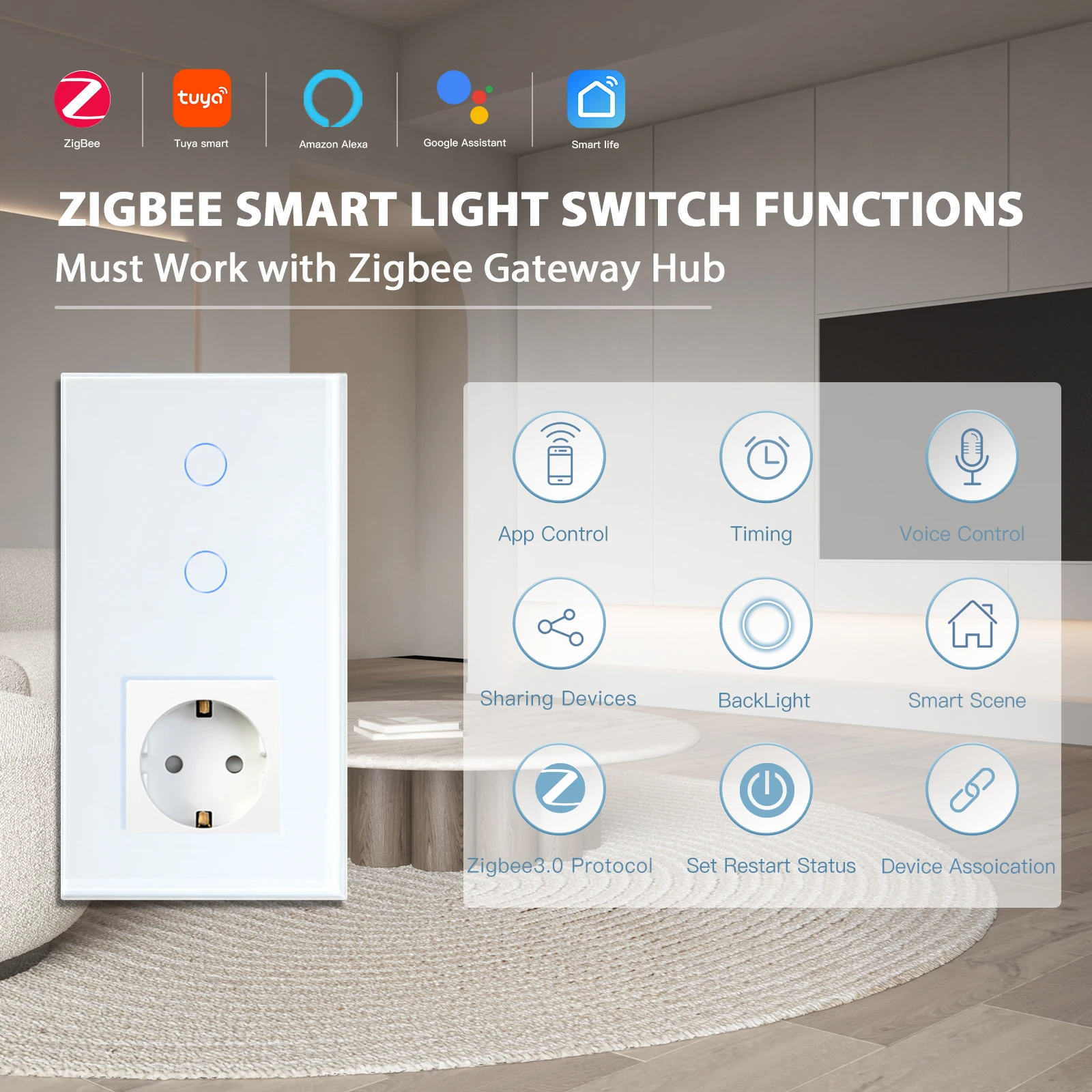 Smart lighting, plugs & switches that work with Google