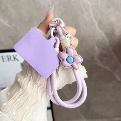Korean Y2K Cute Flower Candy Color Pearl Phone Chain Bracelet (C)