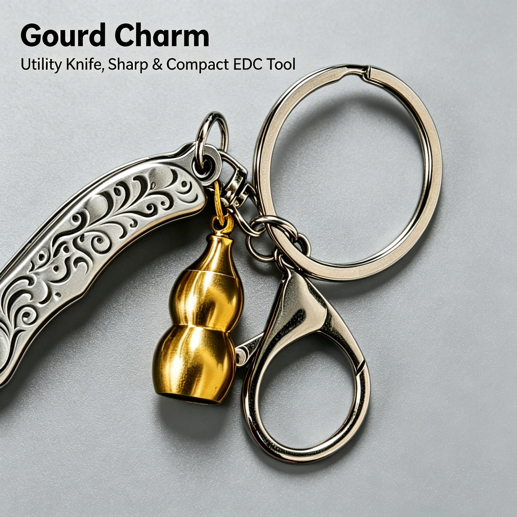 1PC, 다기능 미니 포켓 접이식 칼 고경도 샤프 블레이드 EDC 유틸리티 도구 휴대용 야외 키체인 절단 도구