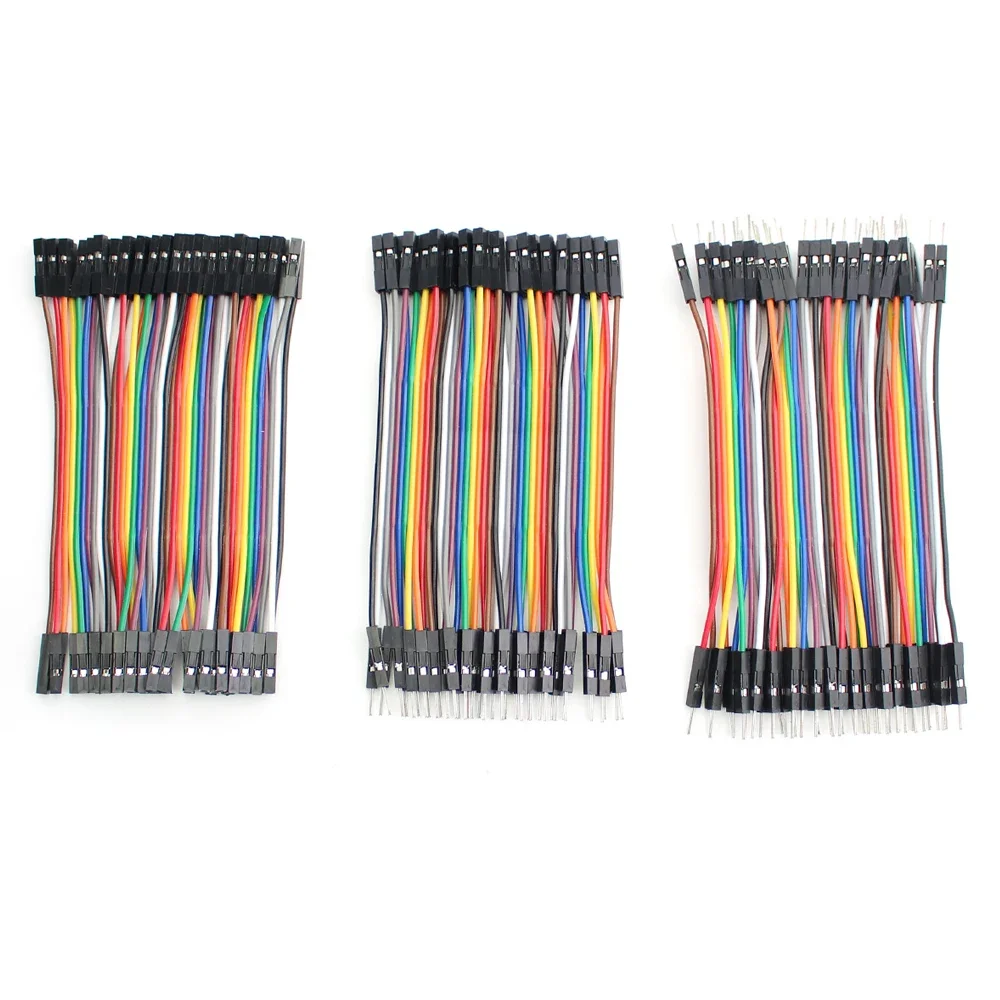Dupont Jumper Wire Set - Male & Female Connectors (10cm, 20cm, 30cm)