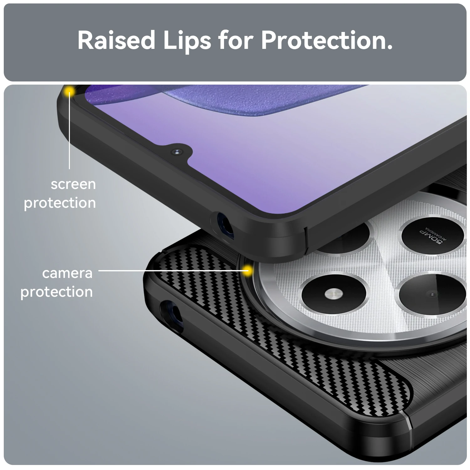 Shockproof Flexible TPU Protective Phone Case