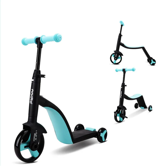 Baby Scooter Tricycle Baby 3 In 1 Balance Bike  Ride On Toys Kids Gift Christmas gifts High Quality Tricycle Balance Car 3
