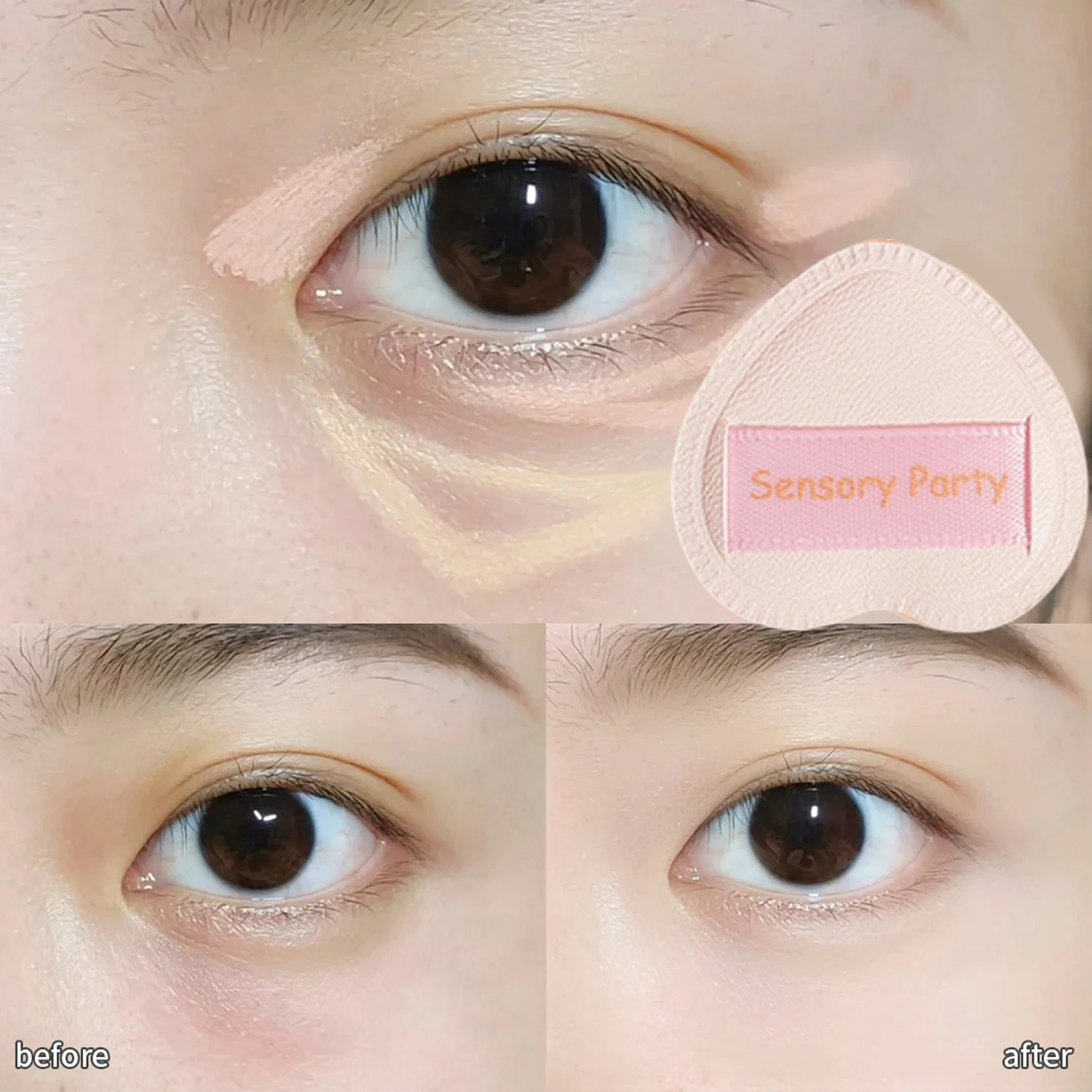 Description Picture 6 of item5pcs Mini Makeup Puffs Professional Finger Cosmetic Air Cushion Sponge Powder Puff Foundation Detail  Make Up Sponge Beauty Tool