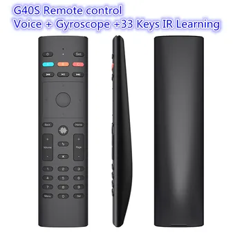 G30S G40S 음성 리모컨 IR 자이로스코프, G10S PRO BT5.0 백라이트 2.4G 무선 에어 마우스, 안드로이드 TV 박스 X96 H96 MAX T95 용