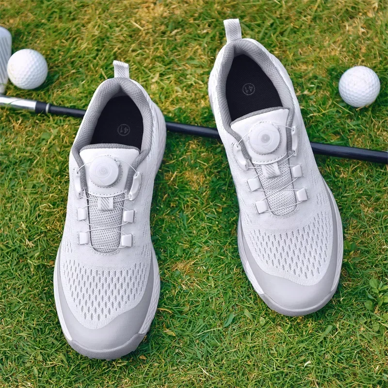 Golf Shoes for Men Breathable Non-slip Golf Sneakers Grass Walking Golfing Footwear
